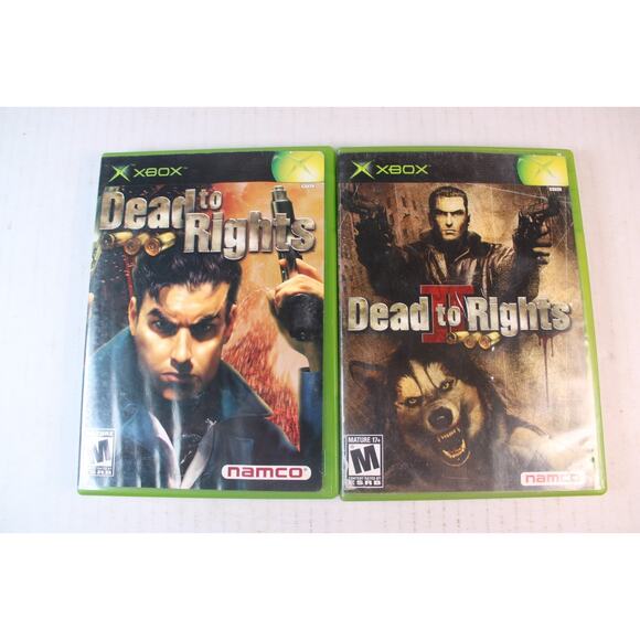 Dead 2 Rights 1 & 2 (Microsoft Xbox) Authentic, tested/works - Picture 1 of 9